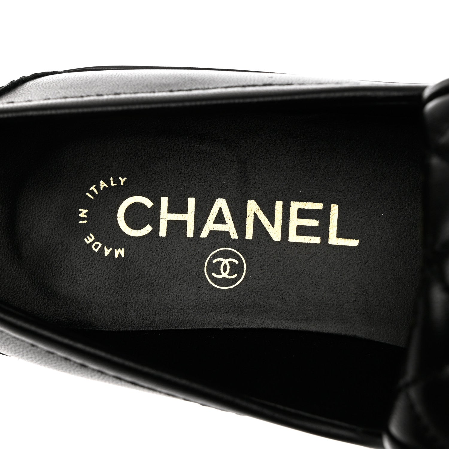 Chanel Lambskin Quilted CC Turnlock Loafers 39 Black 7 of 9