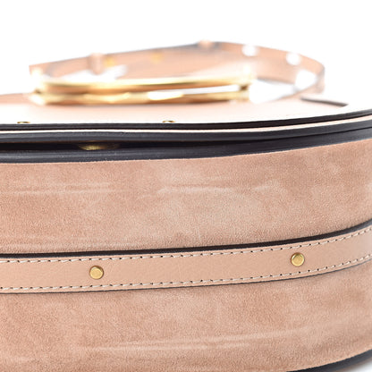 Chloe Calfskin Suede Medium Nile Bracelet Bag Biscotti Beige 12 of 12