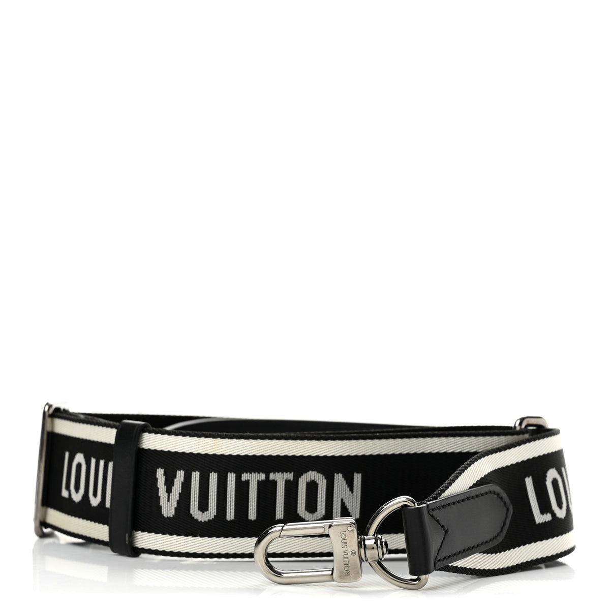 Louis Vuitton Nylon Jacquard Sporty Bandouliere Shoulder Strap Black 1 of 8