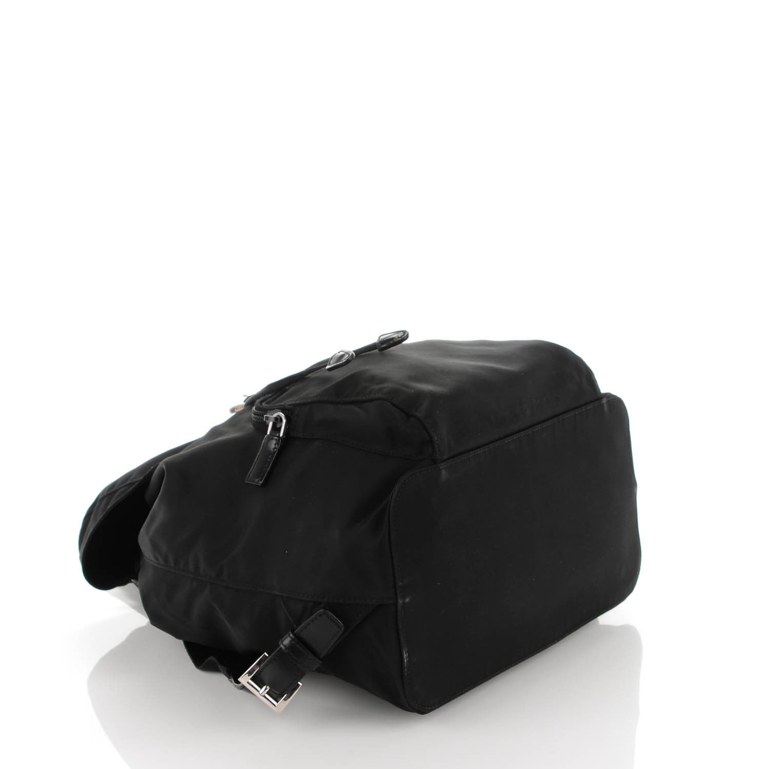 Prada Nylon Cinch Backpack Black 4 of 7