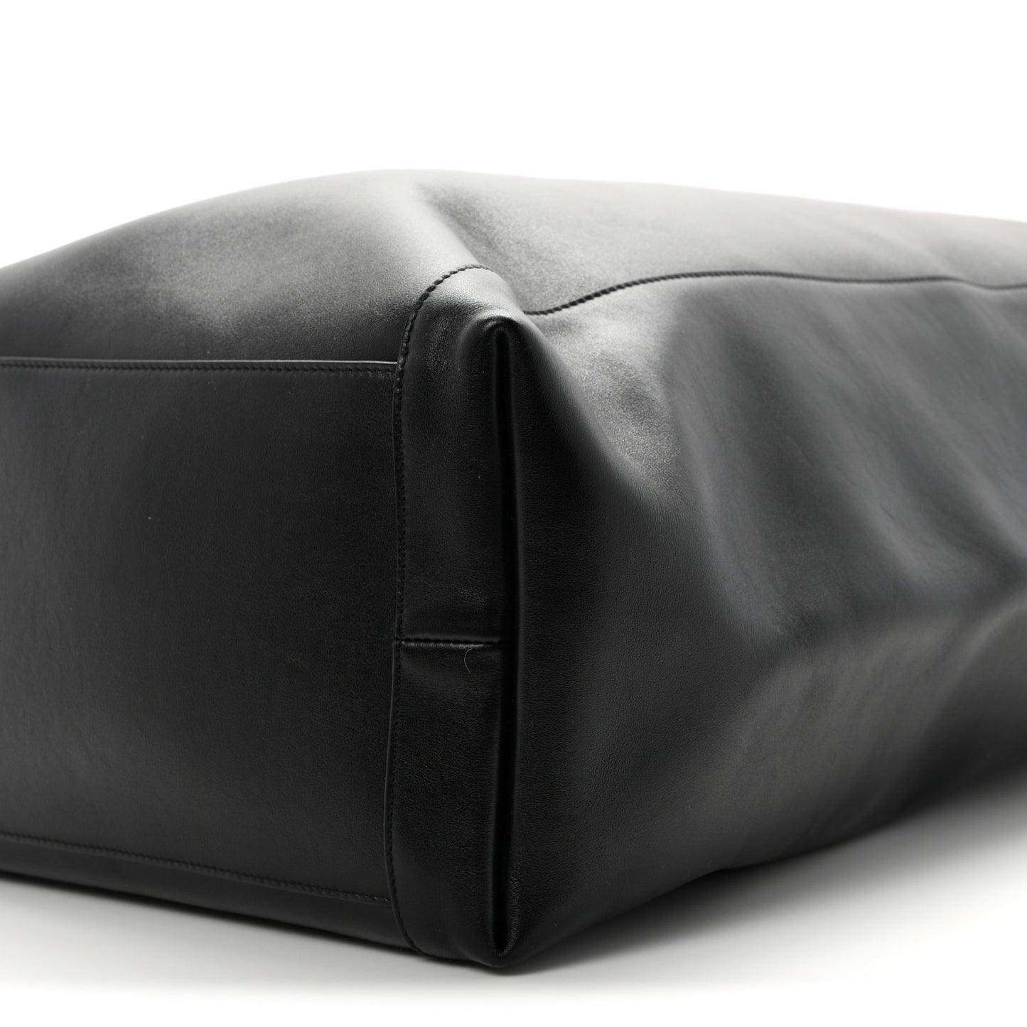 Supple Calfskin Large Tanger Hobo Black