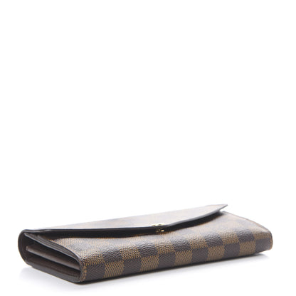Louis Vuitton Damier Ebene Sarah Wallet NM 3 of 12