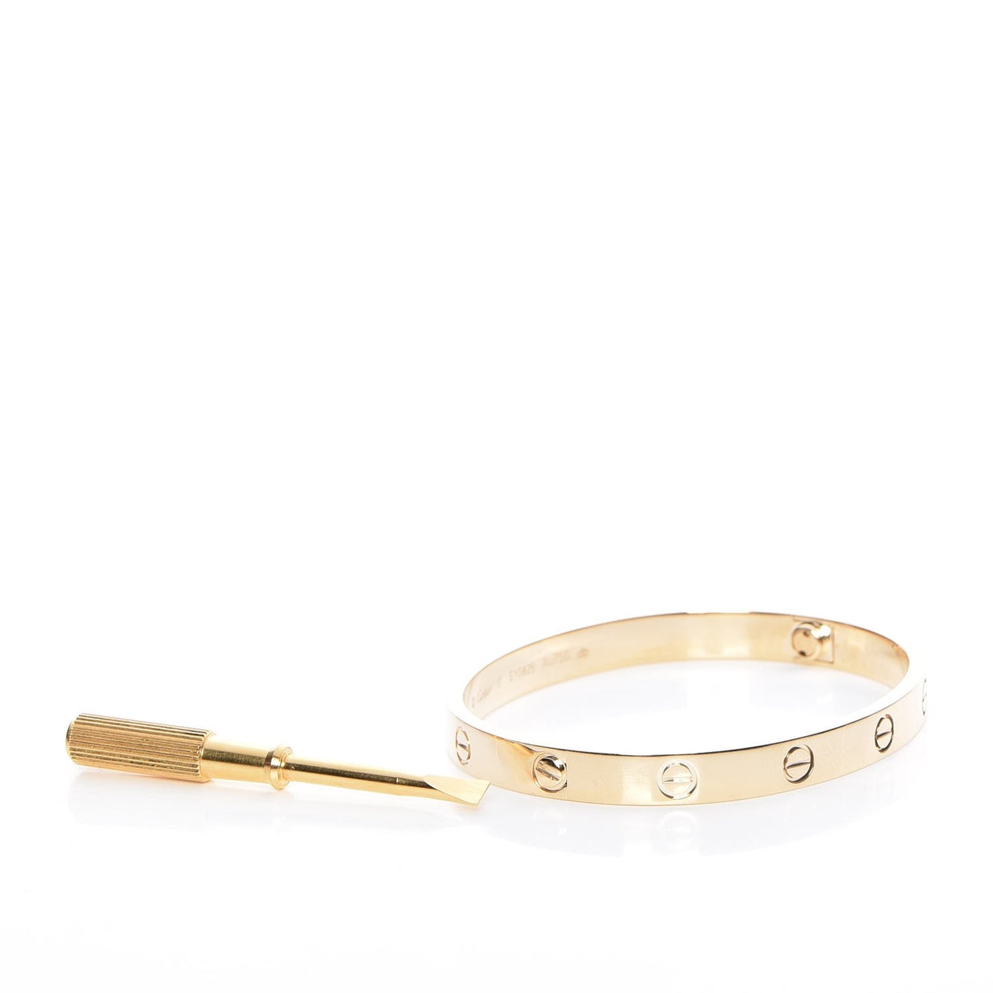 18K Yellow Gold LOVE Bracelet 17