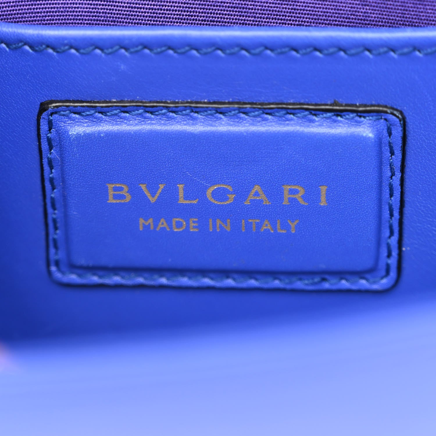 Bulgari Calfskin Serpenti Forever Crossbody Bag Blue 7 of 11