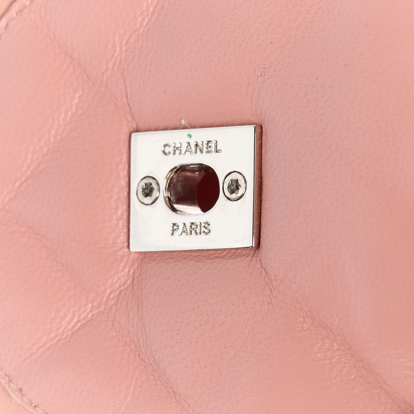 Lambskin Quilted CC Turnlock Loafers 37 Dark Pink
