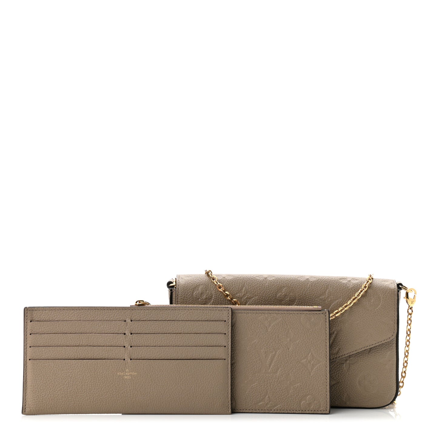 Empreinte Pochette Felicie Chain Wallet Tourterelle