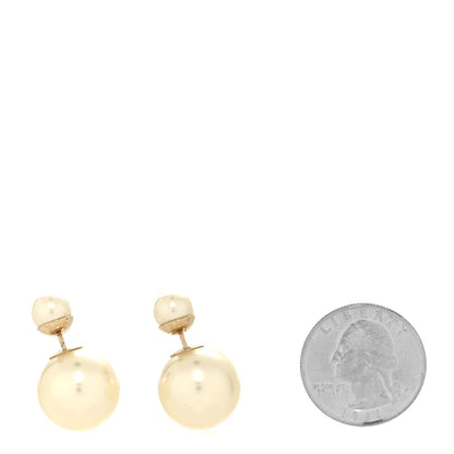 Christian Dior Pearl Mise En Dior Tribal Earrings Gold 2 of 4