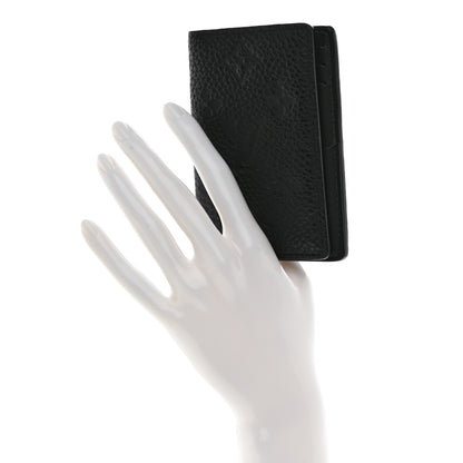 Louis Vuitton Taurillon Monogram Pocket Organizer Black 2 of 6