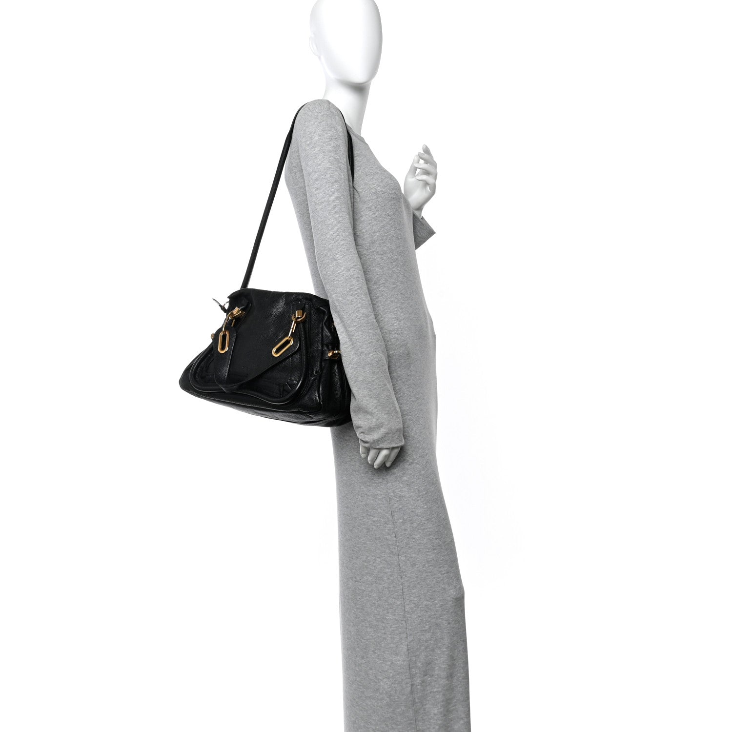 Chloe Calfskin Medium Paraty Black 2 of 14