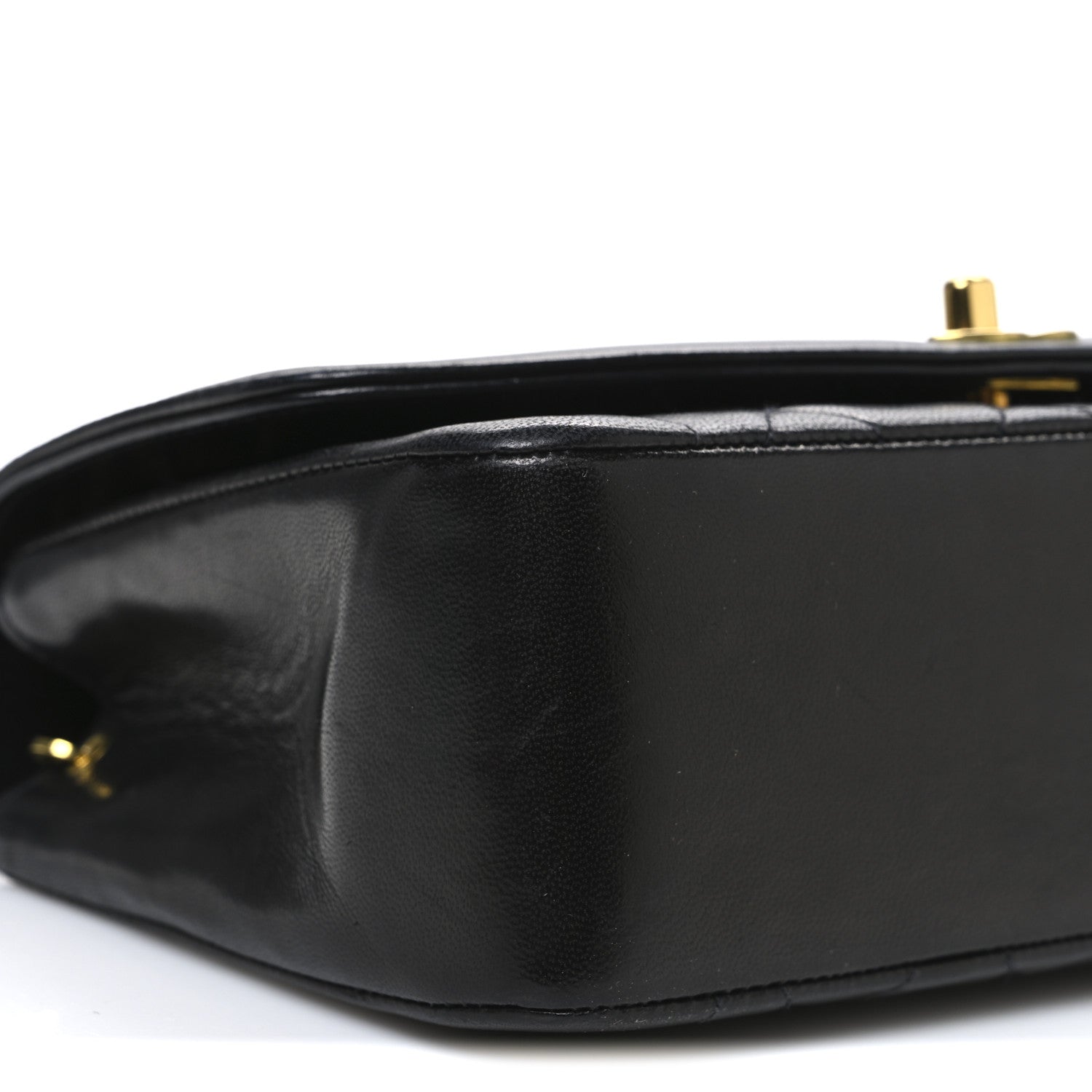 Chanel Lambskin Quilted Small Single Flap Black 10 of 11