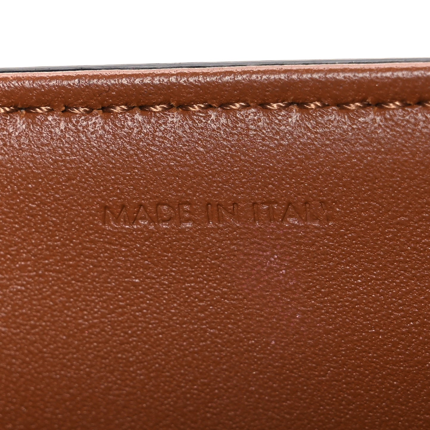 Textile Calfskin Classique Triomphe Bag Natural Tan