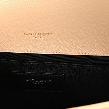 Saint Laurent Grain De Poudre Small Monogram Kate Satchel Nude Powder 6 of 9