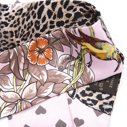 Hermes Silk Jungle Love Love Twilly Rose Pale Etoupe 3 of 3