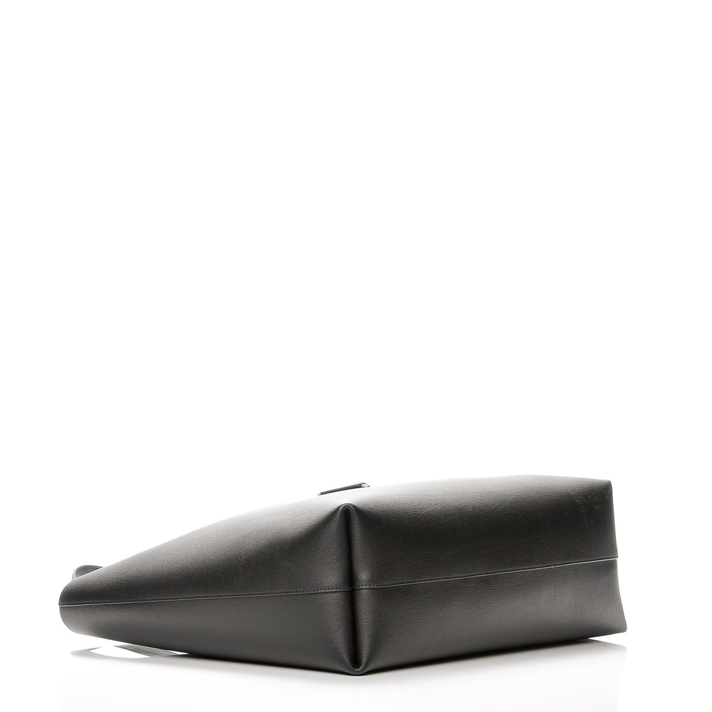 Calfskin Large Shopping Tote Black