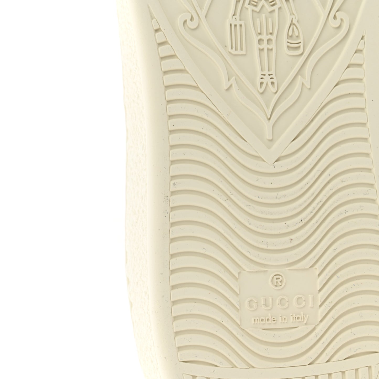 Calfskin Crocodile Web Mens Ace Sneakers 9 White Green