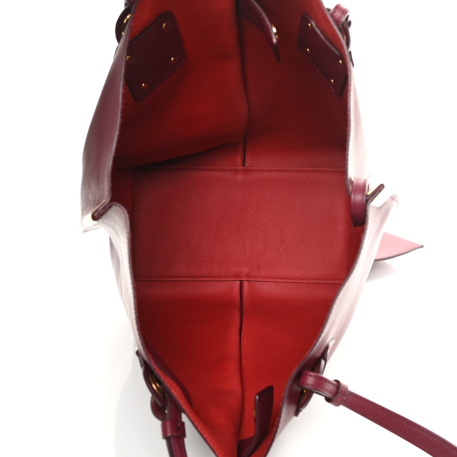 Chloe Smooth Calfskin Medium Vick Tote Burnt Mahogany 6 of 13