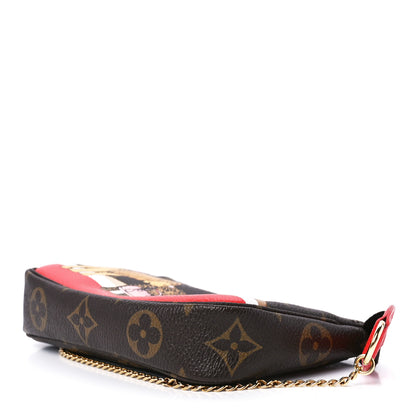 Louis Vuitton Monogram 2018 Christmas Animation Mini Cats Pochette Accessories 8 of 10