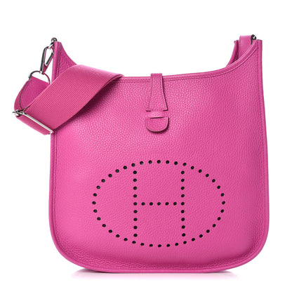 Hermes Taurillon Clemence Evelyne III GM Magnolia 1 of 11