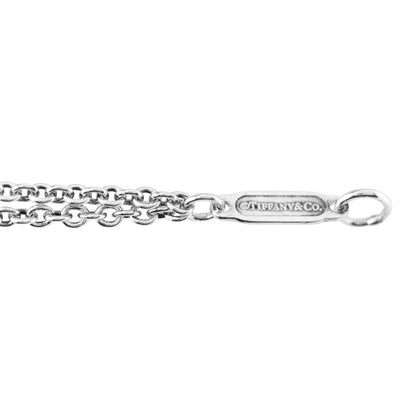 Tiffany Sterling Silver Enamel Infinity Bracelet Blue 4 of 4
