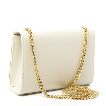 Saint Laurent Grain De Poudre Small Classic Monogram Kate Tassel Satchel Crema Soft 3 of 11