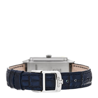 Jaeger-LeCoultre Stainless Steel Alligator Diamond 20mm Reverso One MonoFace Quartz Watch Q3288420 5 of 7