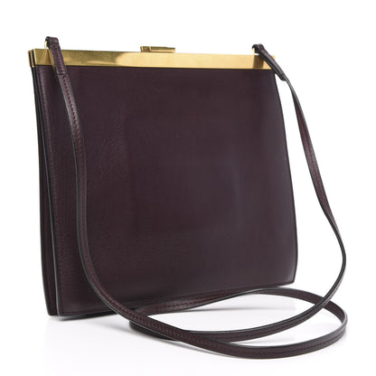 Celine Smooth Calfskin Mini Clasp Bag Bordeaux 3 of 10