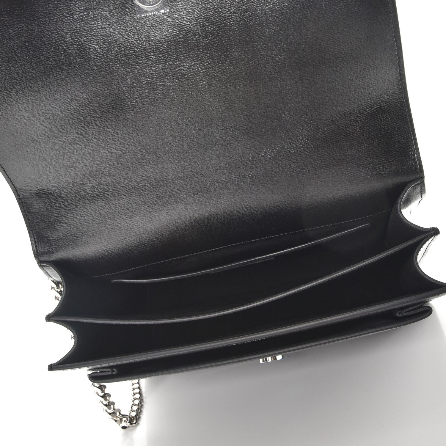 Saint Laurent Calfskin Large Monogram Sunset Black 5 of 7