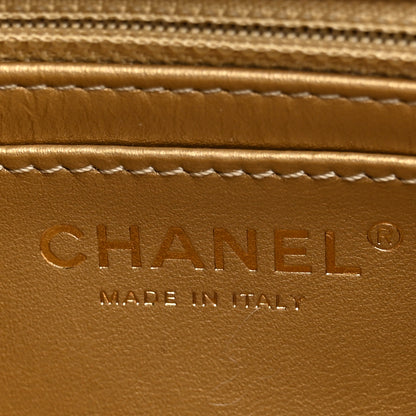 Chanel Lambskin Quilted CC Pearl Crush Mini Flap Light Purple 5 of 9