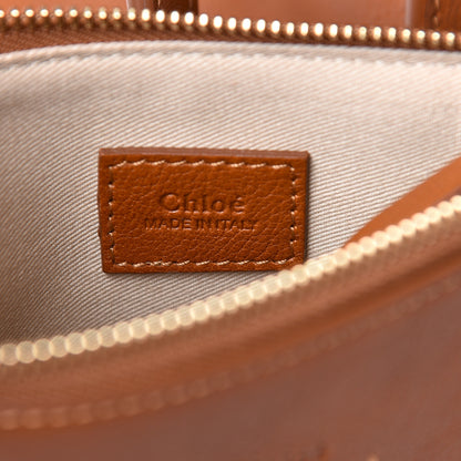 Chloe Smooth Calfskin Medium Vick Tote Caramel 9 of 13