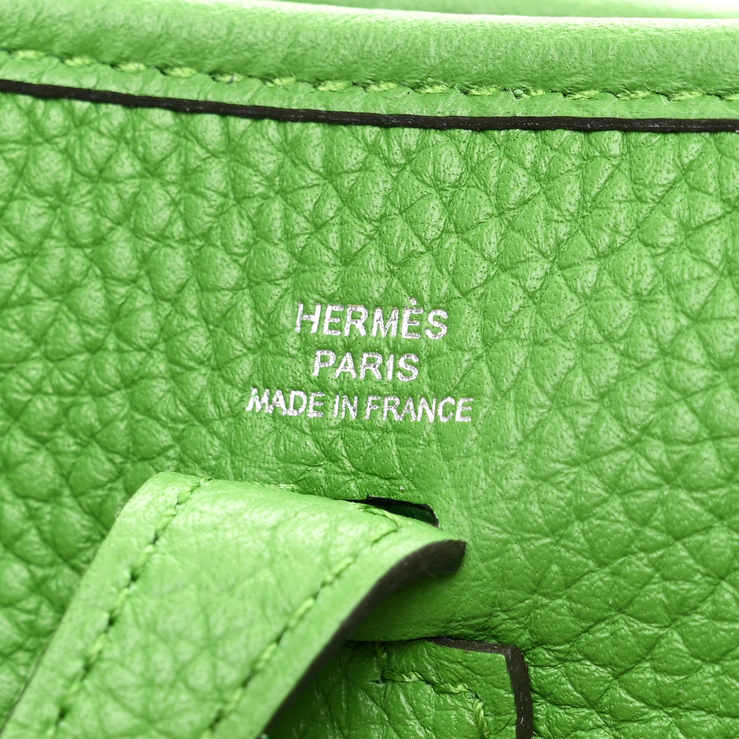 Hermes Taurillon Clemence Amazone Evelyne TPM Bambou 6 of 11