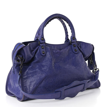 Balenciaga Agneau Classic Hardware City Bleu Lavande 2 of 8