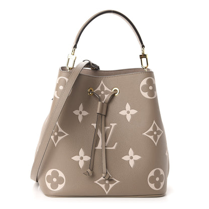 Louis Vuitton Empreinte Monogram Giant Neonoe MM Tourterelle Creme 3 of 11