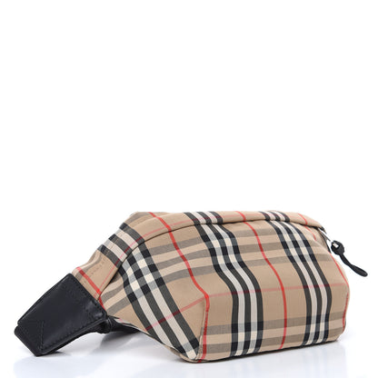 Burberry Nylon Vintage Check Medium Sonny Bum Bag Archive Beige Black 4 of 7