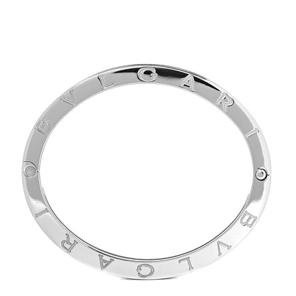 Bulgari 18K Yellow Gold Stainless Steel B.Zero1 Bangle Bracelet M 4 of 6