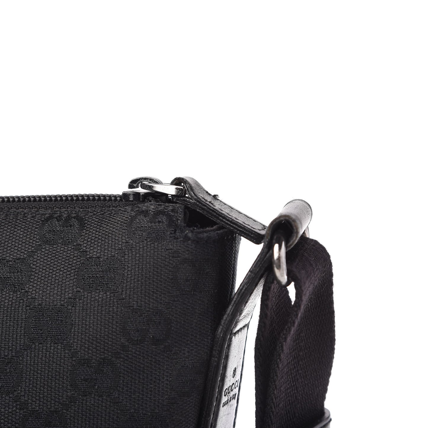Monogram Perforated Calfskin Messenger Black