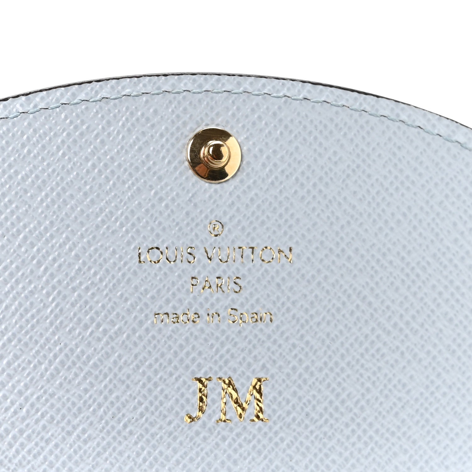 Louis Vuitton Monogram Rosalie Coin Purse Blue 6 of 7