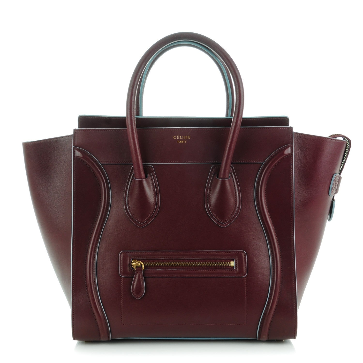 Celine Palmelato Mini Luggage Light Burgundy 1 of 8