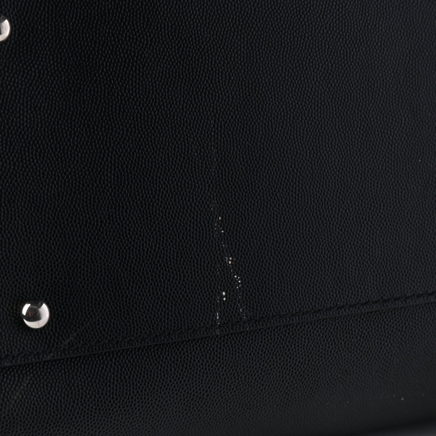 Caviar Medium Studded Deauville Tote Black