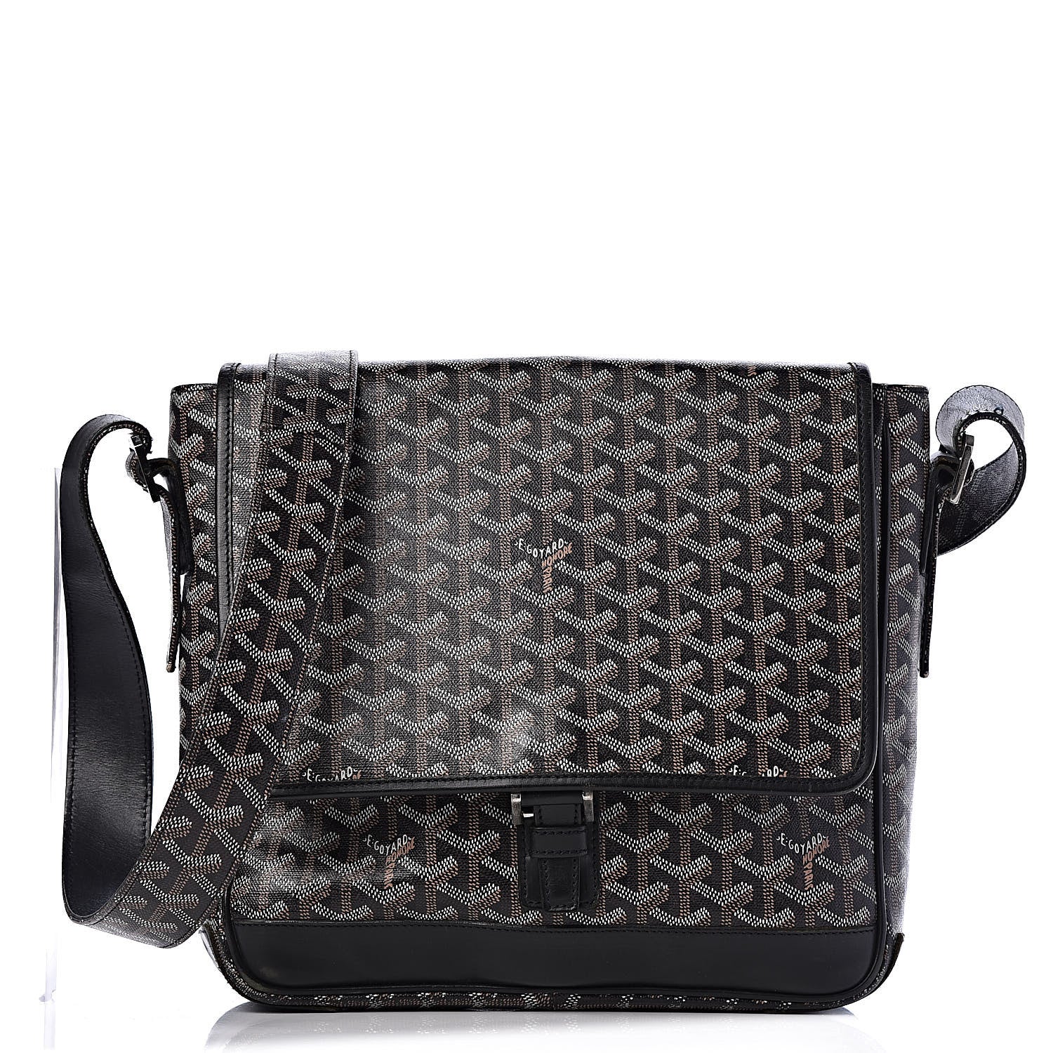 Goyard Chevron Grand Blue MM Black 1 of 19