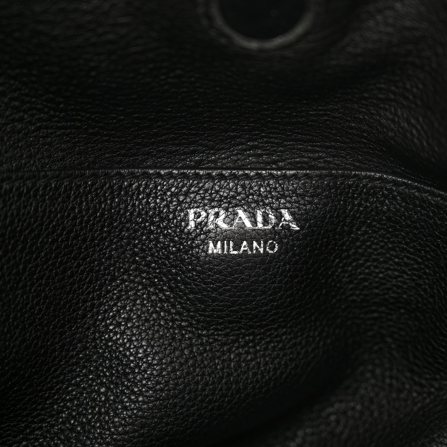 Vitello Daino Medium Pocket Hobo Bag Black