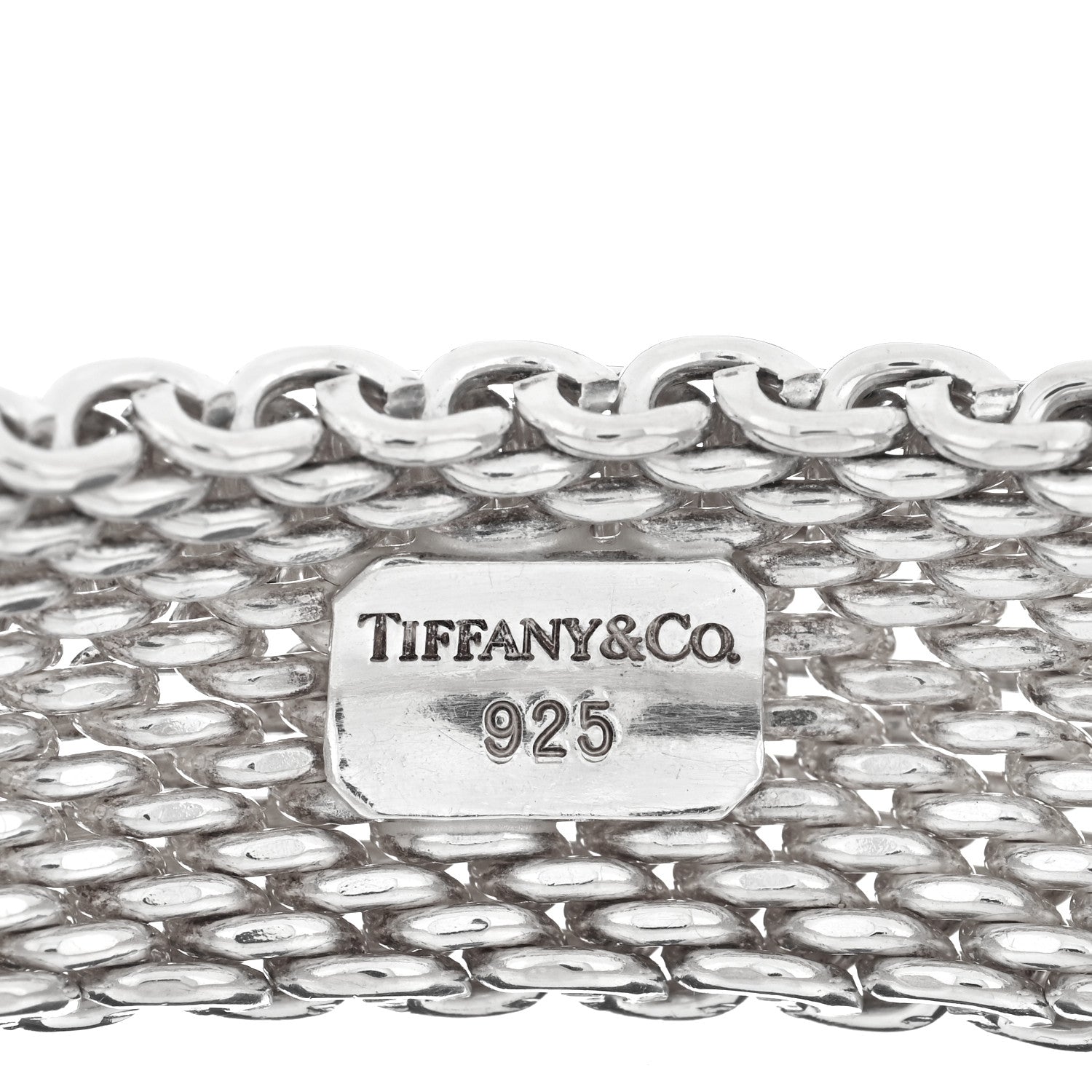 Tiffany Sterling Silver Somerset Mesh Bracelet 3 of 3