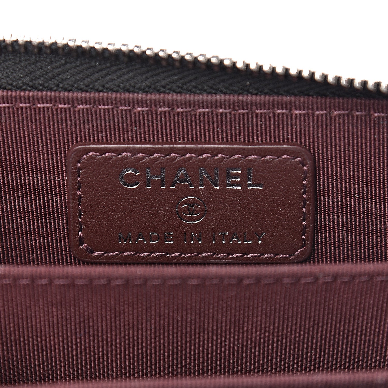 Chanel Caviar Quilted Zip Coin Purse Black 6 of 7