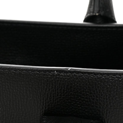 Burberry Derby Calfskin House Check Medium Banner Tote Black 12 of 12