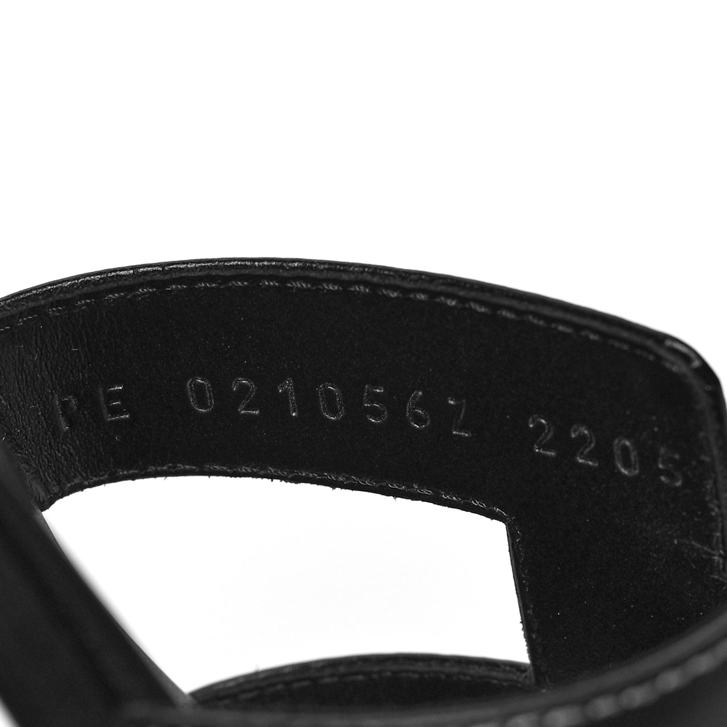 Box Calfskin Oran Sandals 37 Black