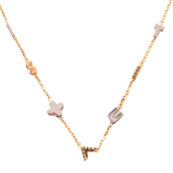 Louis Vuitton Love Letters Timeless Long Necklace 3 of 3