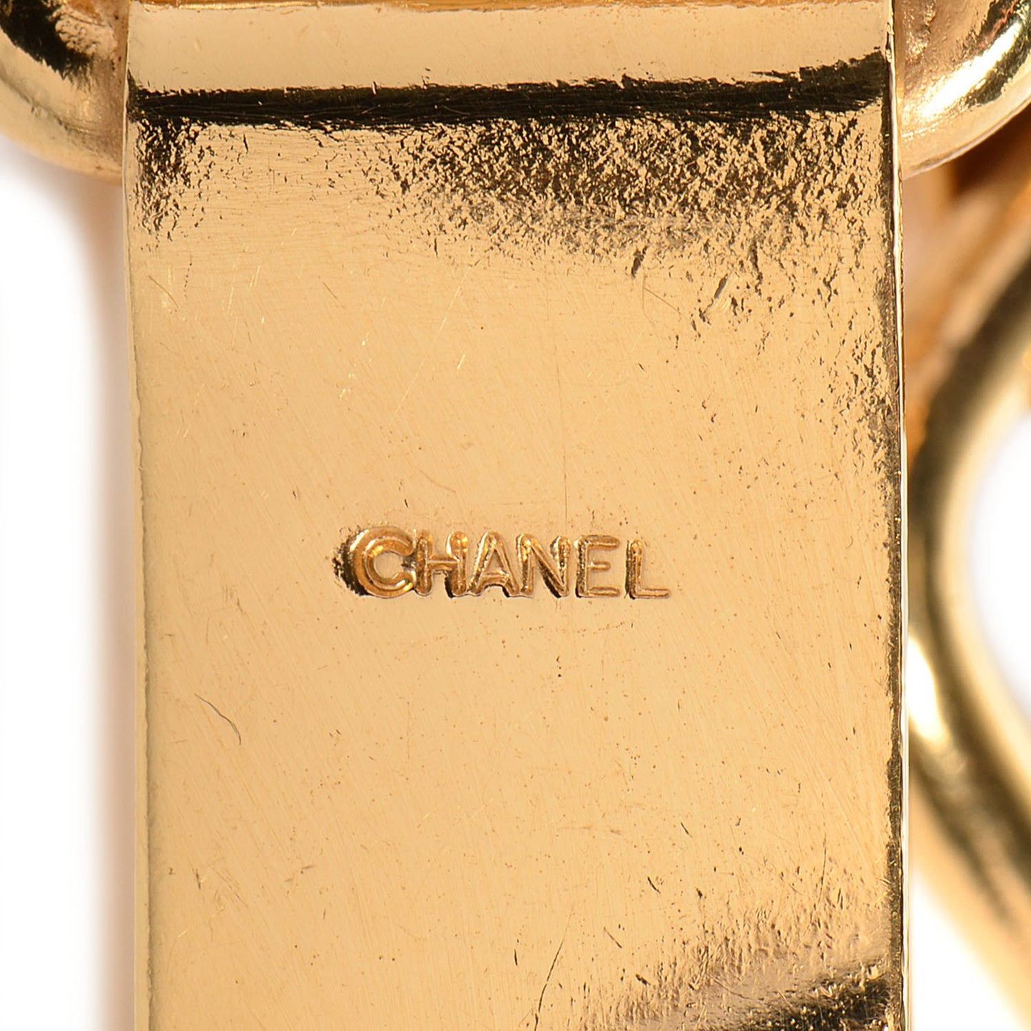 CC Square Chain Belt Gold