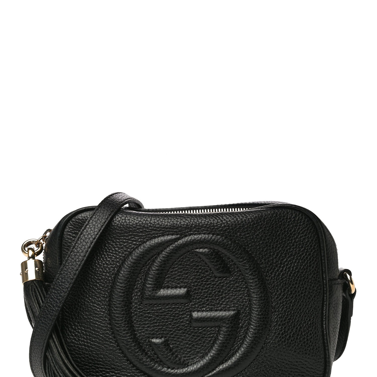 Gucci Pebbled Calfskin Small Soho Disco Bag Black 10 of 19