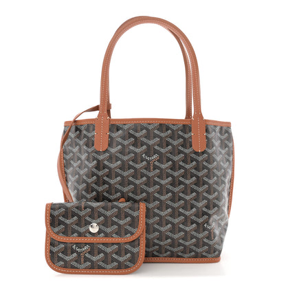 Goyard Goyardine Reversible Mini Anjou Black Gold 4 of 17