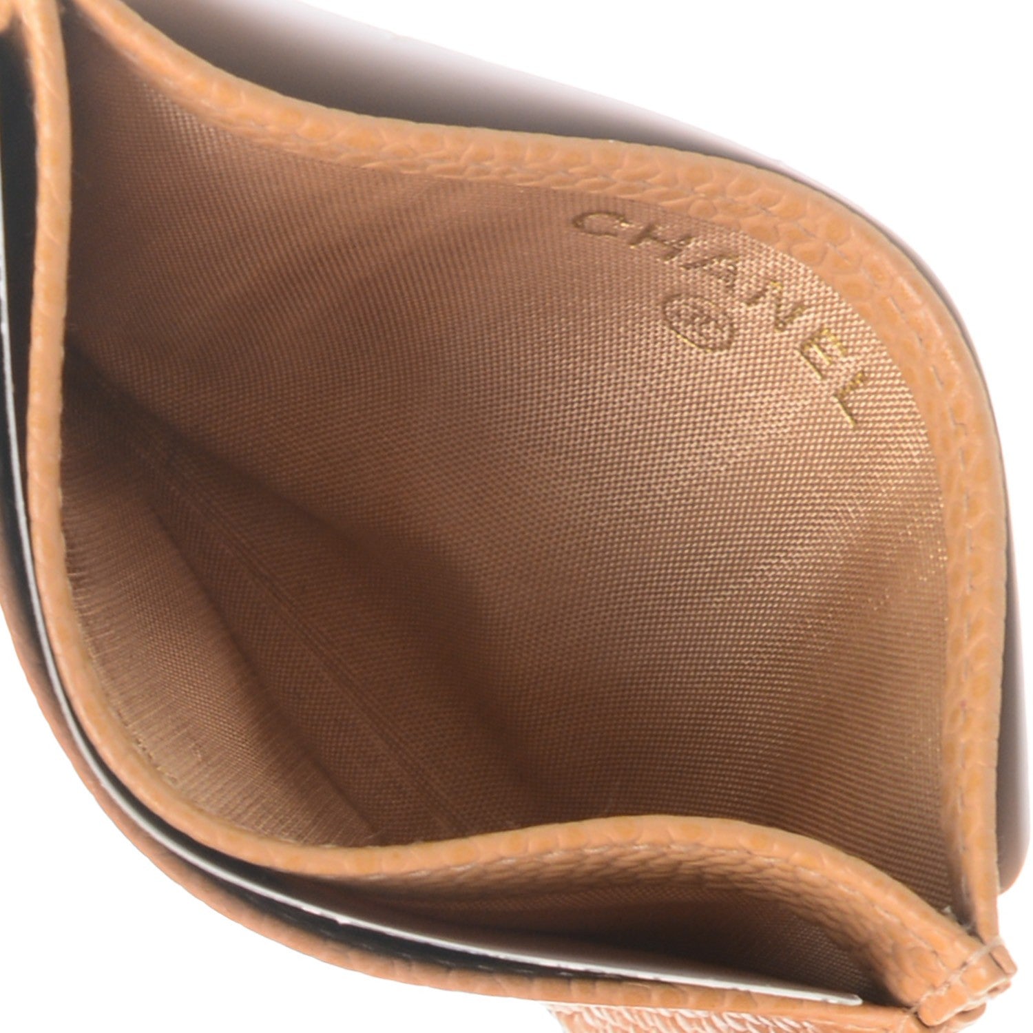 Chanel Caviar Timeless CC Card Holder Beige 5 of 8