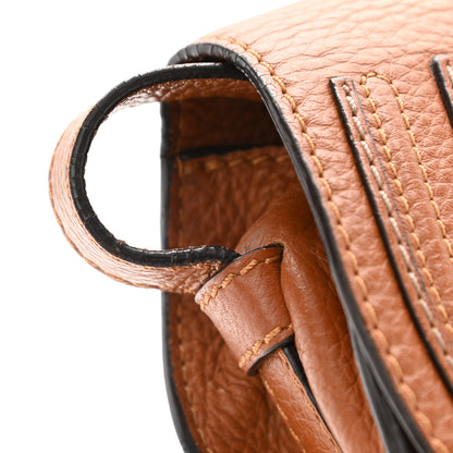 Chloe Calfskin Mini Marcie Round Crossbody Bag Nut 14 of 20